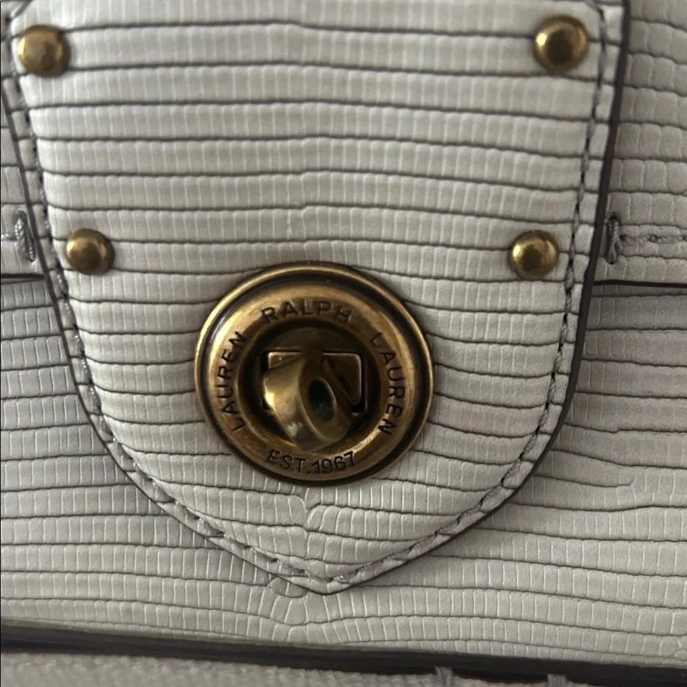 LAUREN Ralph Lauren gray  Millbrook Chain  Crossbody